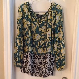 Karen Kane Flower Blouse